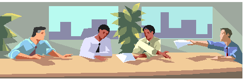 Cartoon of a Board Meeting